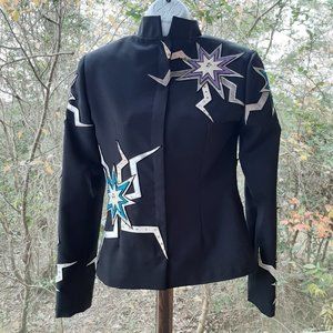 Berry Fit Women's XS / S Black Western Pleasure Horsemanship Showmanship Jacket